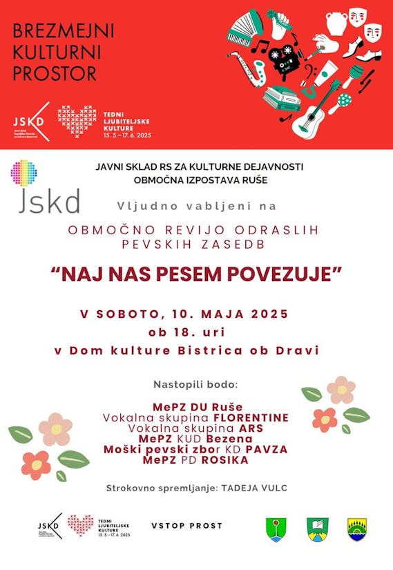 Območna revija odraslih pevskih zasedb "Naj nas pesem povezuje"